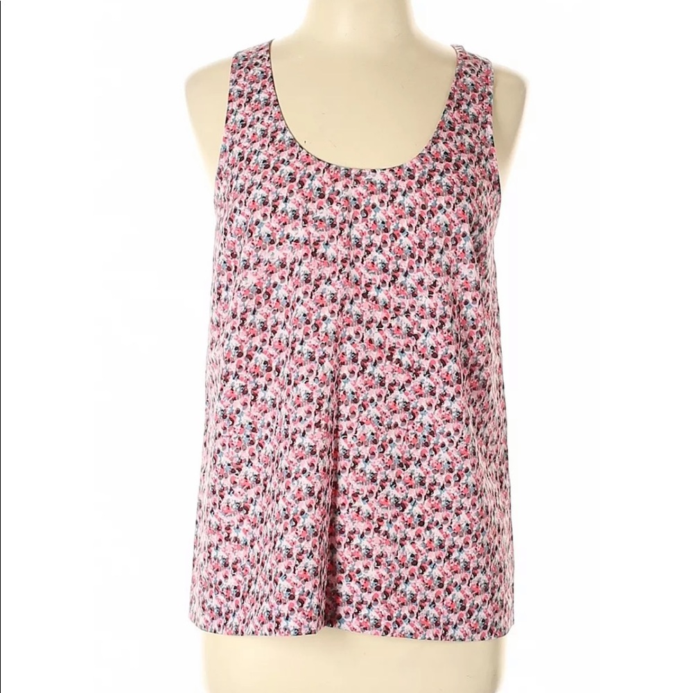 J. Crew Factory Store Pink Sleeveless Blouse 10